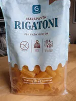 Mängden socker i Rigatoni majspasta