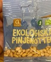 Mängden socker i Pinjenötter Eko