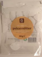 Mängden socker i Pekannötter