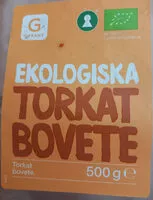 Mängden socker i Ekologiska torkat bete