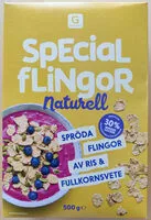 Mängden socker i Specialflingor naturell