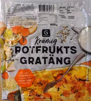 Mängden socker i Krämig Rotfruktsgratäng