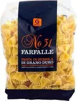 Mängden socker i Farfalle No 31
