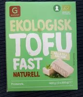 Mängden socker i Ekologisk tofu fast naturell