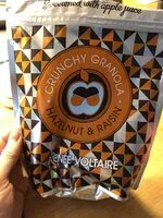 Mängden socker i Krispig Granola Hasselnöt & Russin