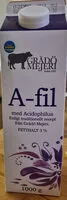 Mängden socker i A-fil