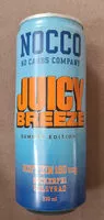 Mängden socker i Nocco Juice Breeze
