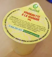 Mängden socker i Vinaigrette à la mangue