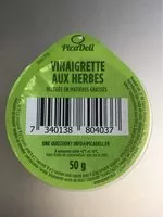 Mängden socker i Vinaigrette aux herbes allégée en matières grasses