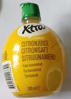 Mängden socker i Citronjuice
