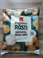 Mängden socker i Pommes Rösti