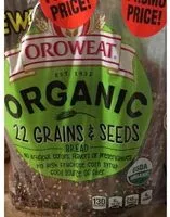 Mängden socker i Organic 22 Grains & Seeds Bread
