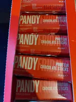 Mängden socker i Pandy crispy choc protein sticks