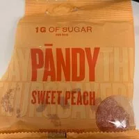 Mängden socker i Pandy sweet peach