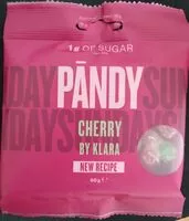 Mängden socker i Pändy Cherry by Klara