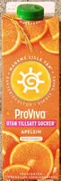 Mängden socker i ProViva Apelsin utan tillsatt socker