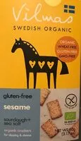 Mängden socker i Vilmas sesame crackers