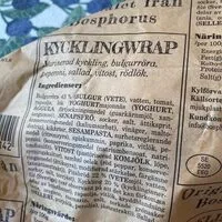 Mängden socker i Kycklingwrap