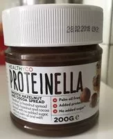 Mängden socker i Proteinella - smooth hazelnut & cocoa spread