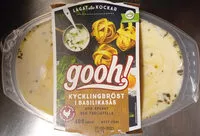 Mängden socker i Lantmännen Gooh! Kycklingbröst i basilikasås