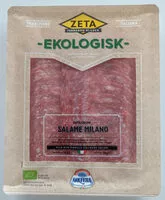 Mängden socker i Salame Milano Ekologisk