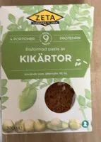 Mängden socker i Pâtes aux pois chiche