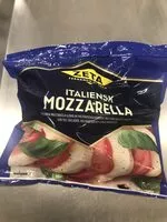 Mängden socker i Zeta Italiensk Mozzarella