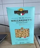 Mängden socker i Macaronetti