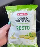 Mängden socker i Corn & Green pea snack