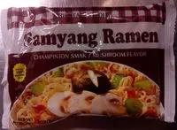 Mängden socker i Samyang Ramen Mushroom Flavor