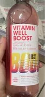 Mängden socker i Vitamin well boost