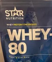 Mängden socker i Whey-80 chocolate banana
