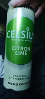 Mängden socker i Celsius citron lime
