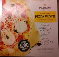 Mängden socker i Paolos Vedugnsbakad Pizza Pesto Mozzarella e pesto