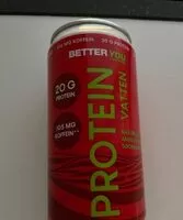 Mängden socker i Protein vatten