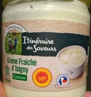 Mängden socker i Crème fraîche d 'isigny