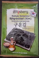 Mängden socker i Rostade Koreanska Sjögräsblad