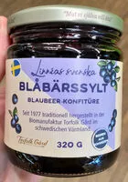 Mängden socker i Blaubeer-Konfitüre