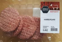 Mängden socker i Hamburgare - Nötkött