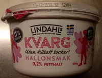 Socker och näringsämnen i Lindahls mejeriprodukter