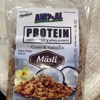 Mängden socker i Granola Proteína
