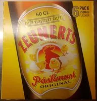 Mängden socker i Zeunerts Påskmust Original 6 Pack
