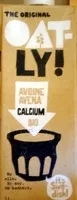 Mängden socker i Oatly avoine calcium bio