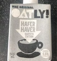 Socker och näringsämnen i The original oatly