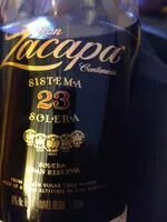 Mängden socker i Rum Zacapa sistema 23 solera