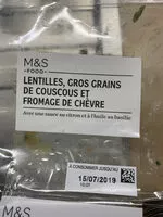 Mängden socker i Salade lentilles, couscous et fromage de chèvre