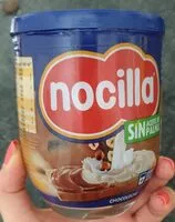 Mängden socker i Nocilla