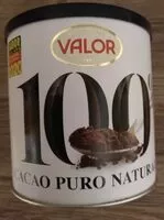 Mängden socker i Cacao 100%