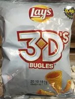 Mängden socker i 3D's bugles