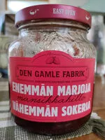 Mängden socker i mansikkahillo